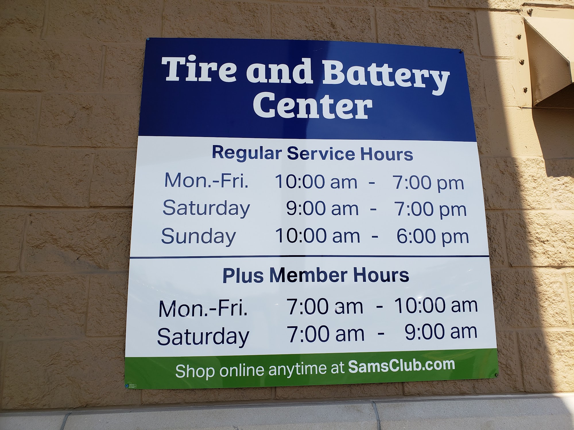 Sam's Club Tire & Battery