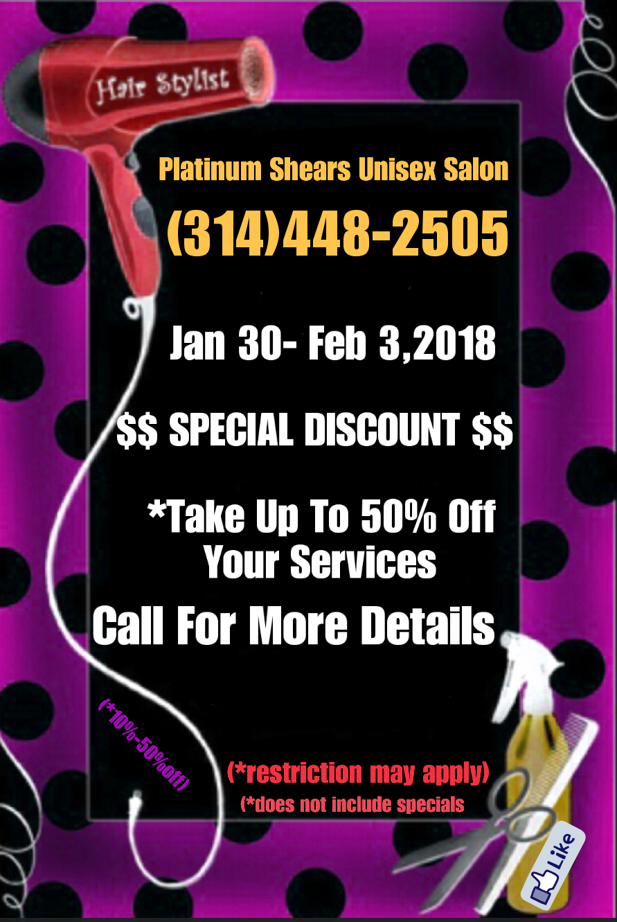 Platinum Shears Unisex Salon
