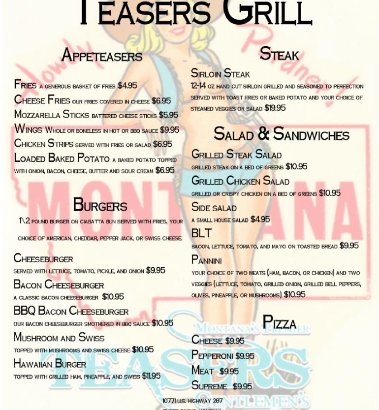 Teasers, Three Forks - Menu, Reviews (92), Photos (17) - Restaurantji