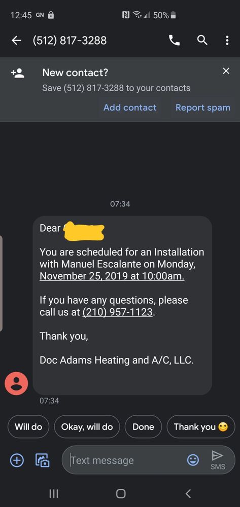 Doc Adam's Heating & Air Conditioning 91 James Norris Rd, Angier North Carolina 27501