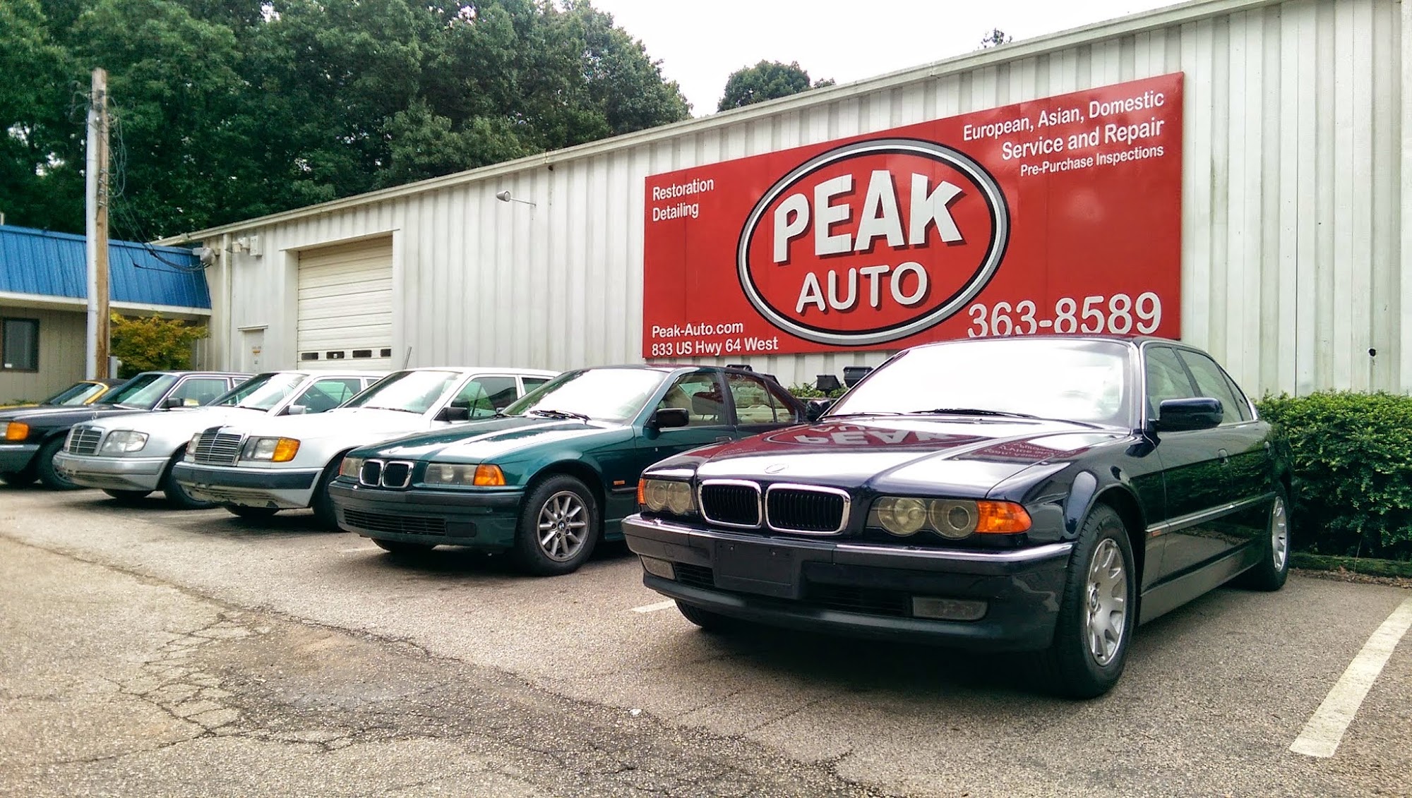 Peak Auto Service & Repair for European, Import, & Domestics in Apex and Cary