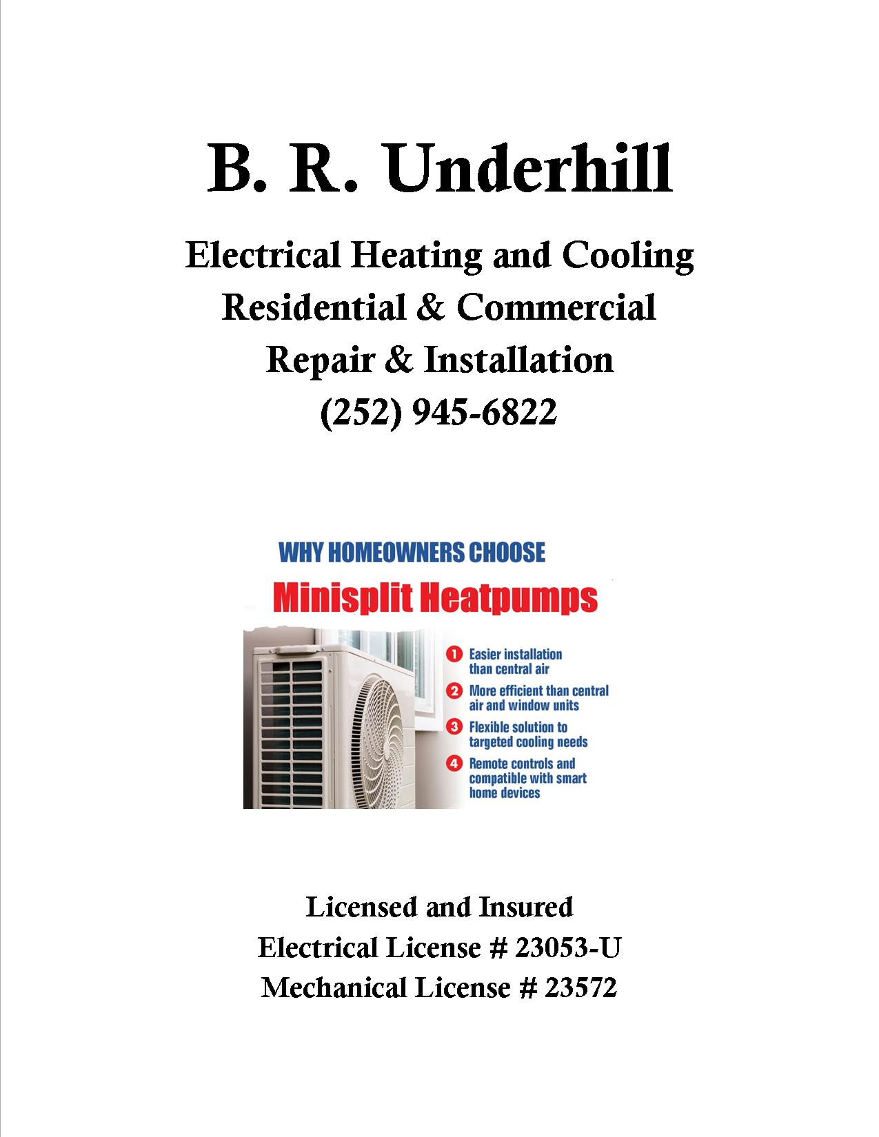 Underhill Electrical Heating and Cooling
