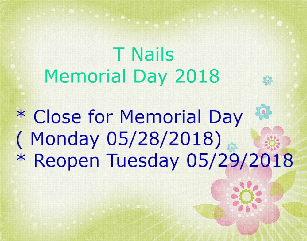 T Nails 161 Montgomery Crossing, Biscoe North Carolina 27209