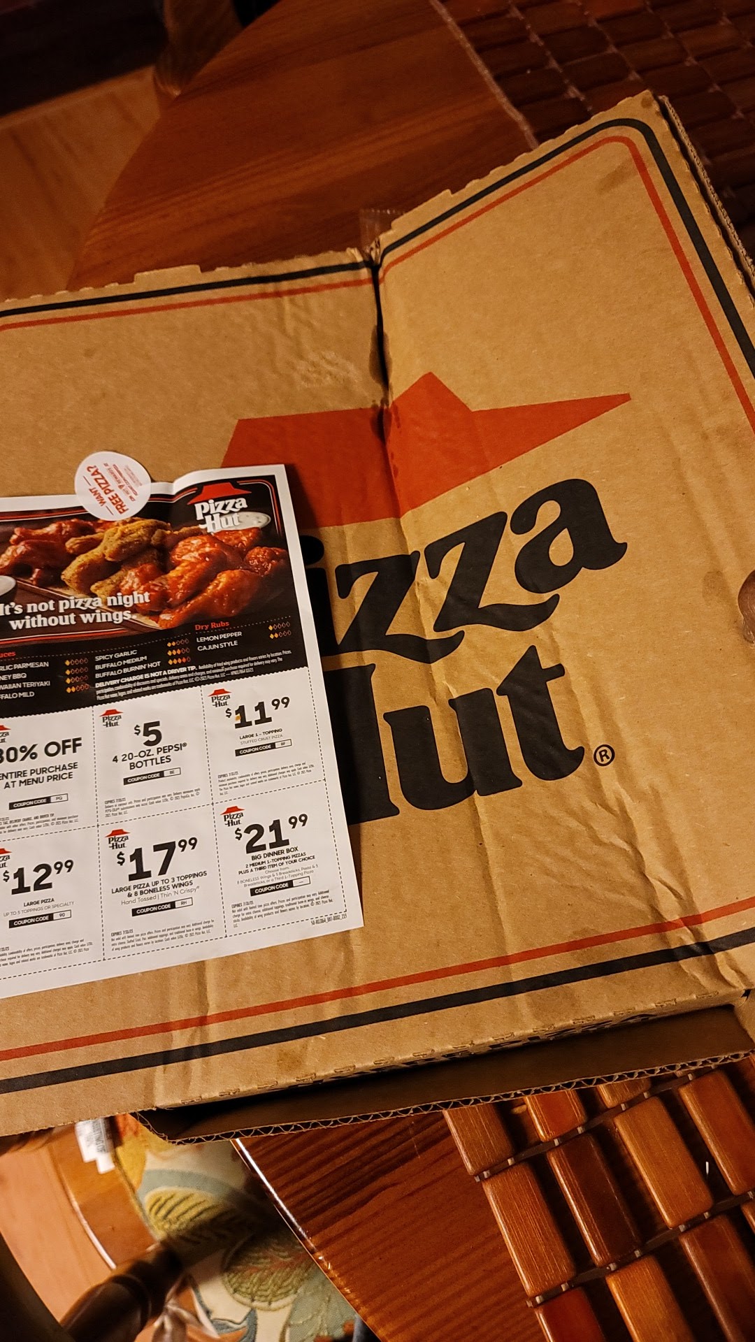 Pizza Hut Menu