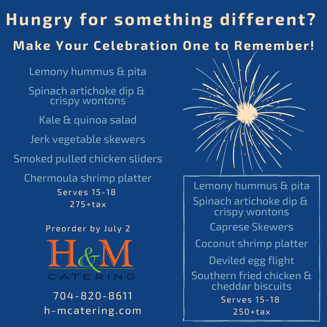 H&M Catering Menu