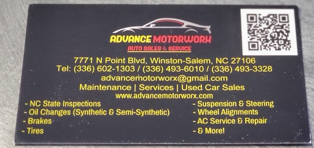 Advance Motorworx Auto Sales & Service