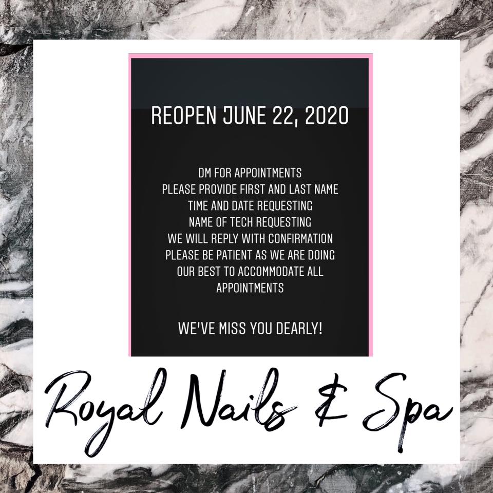 Royal Nails and Spa 3226 Route 206 N #6, Bordentown New Jersey 08505