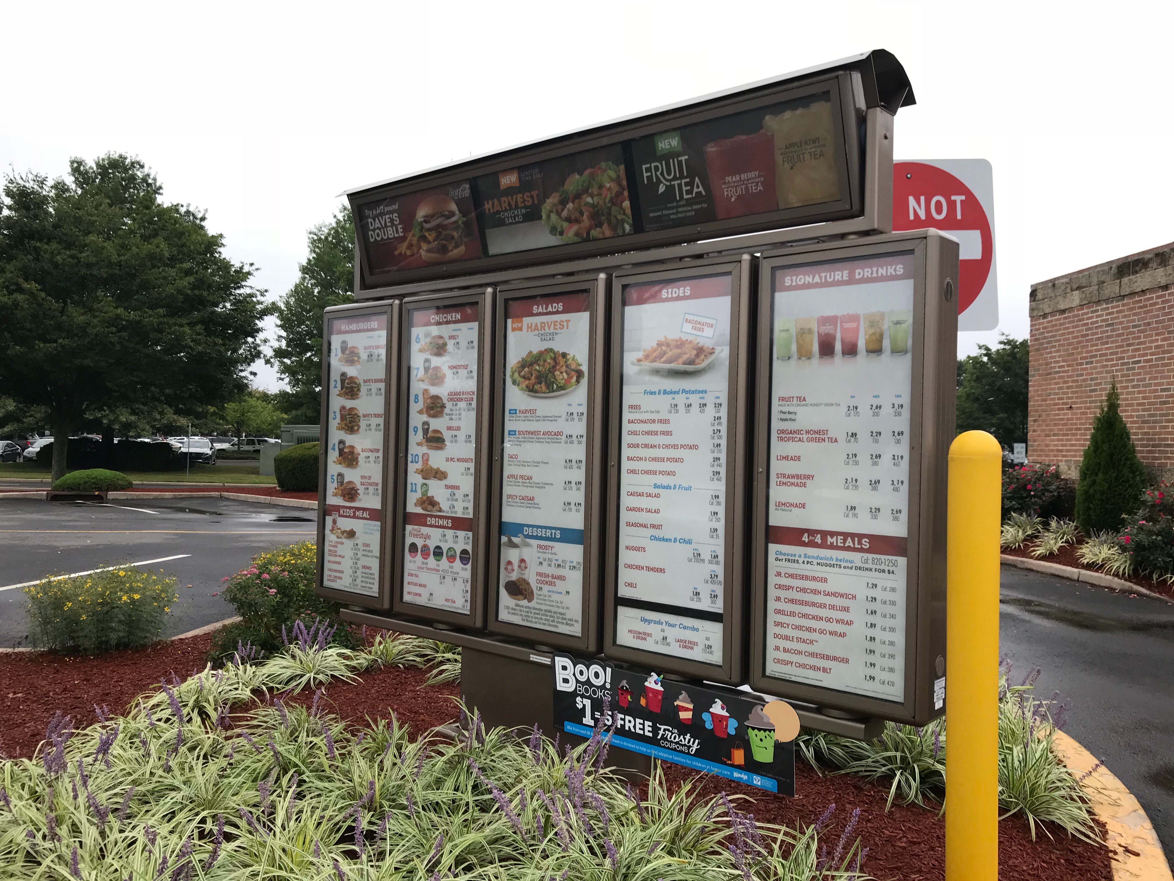 Wendy's Menu