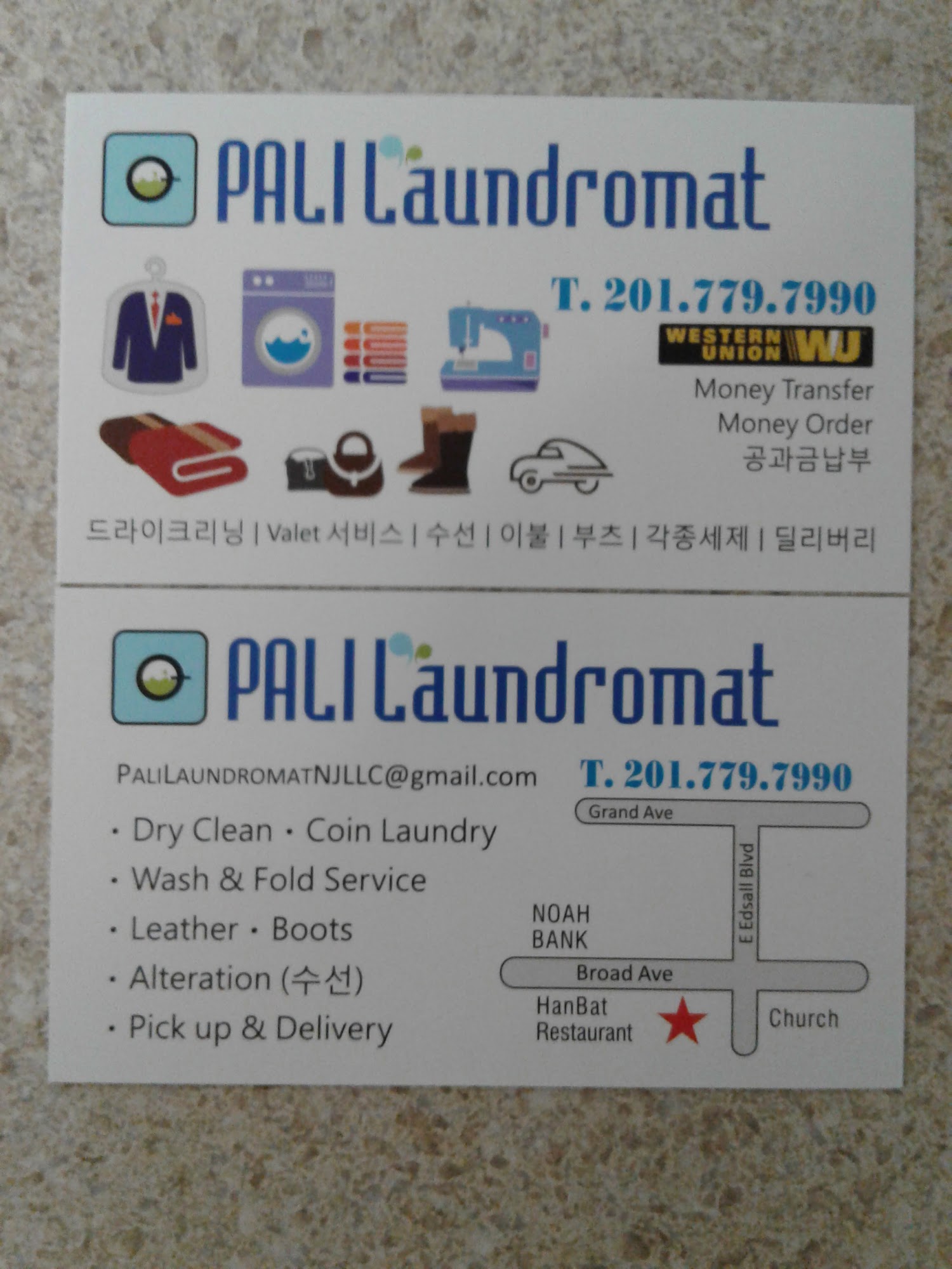 Pali Laundromat & Dry Clean / Western Union Services