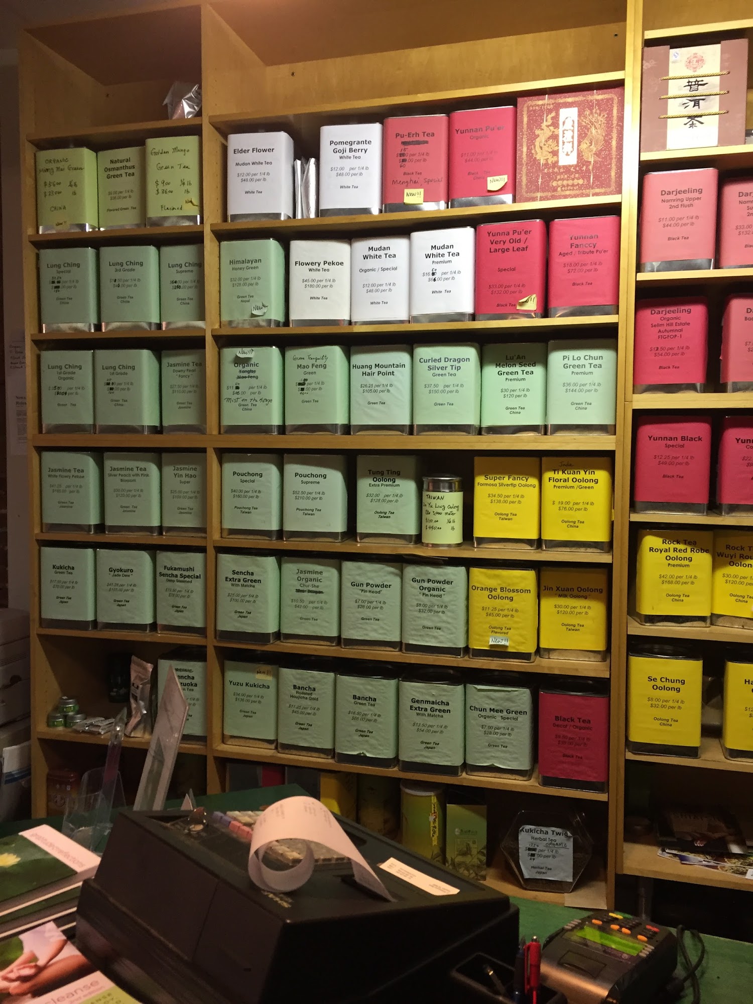 Holsome Teas & Herbs Menu