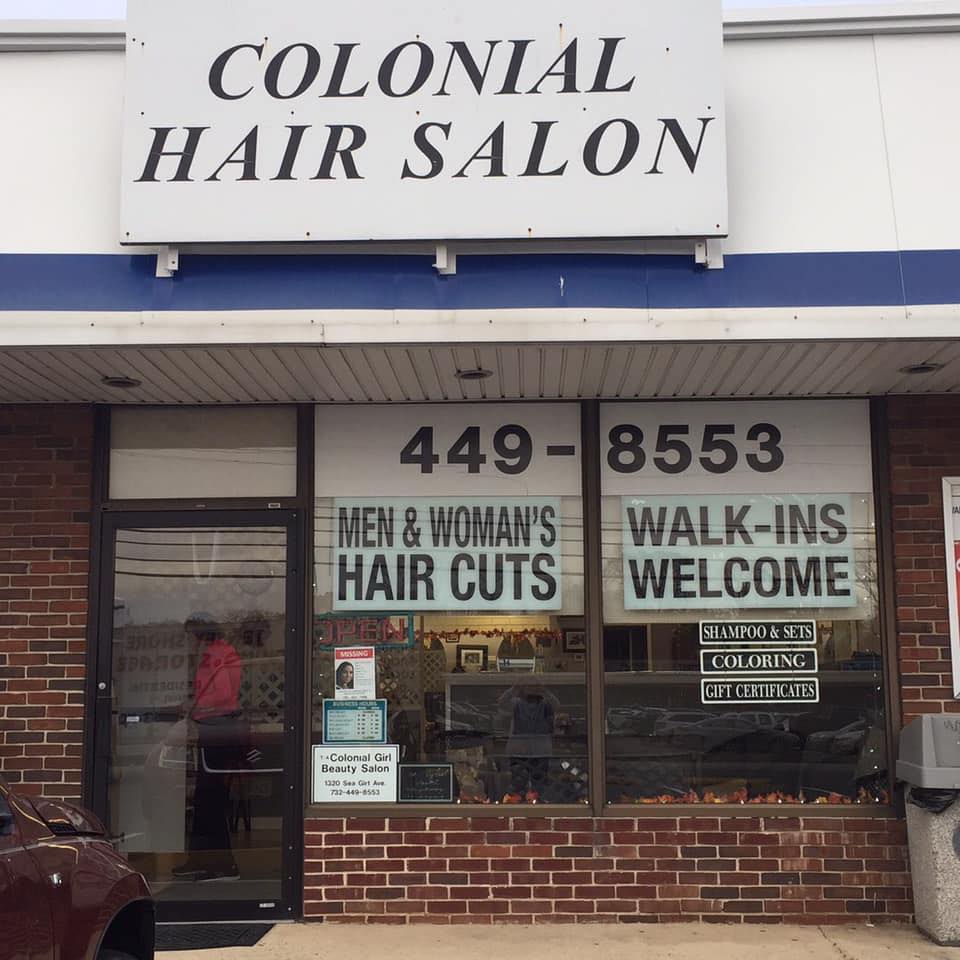 Colonial Hair Salon 1320 Sea Girt Ave, Sea Girt New Jersey 08750