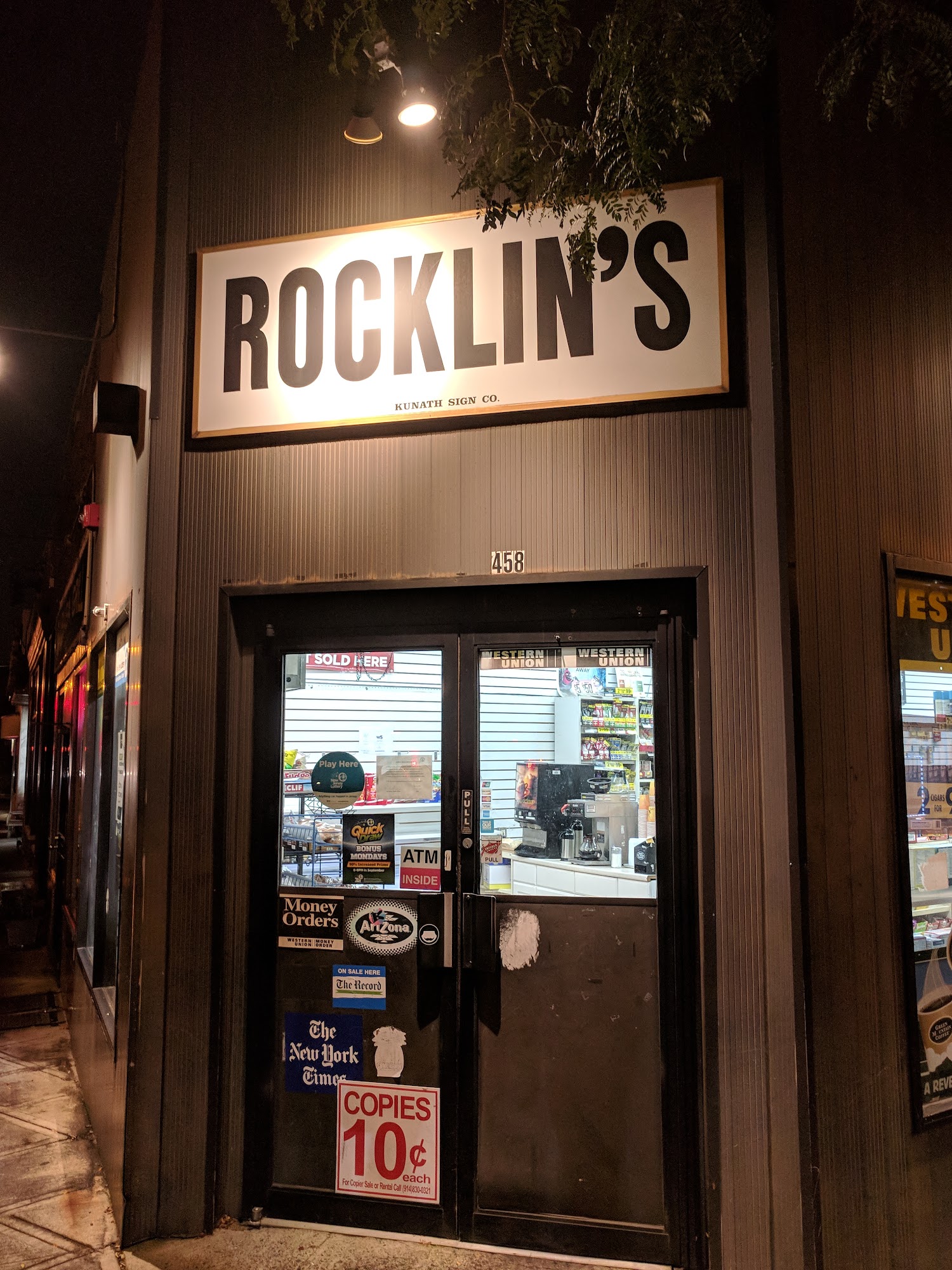 Rocklins Stationary and western union
