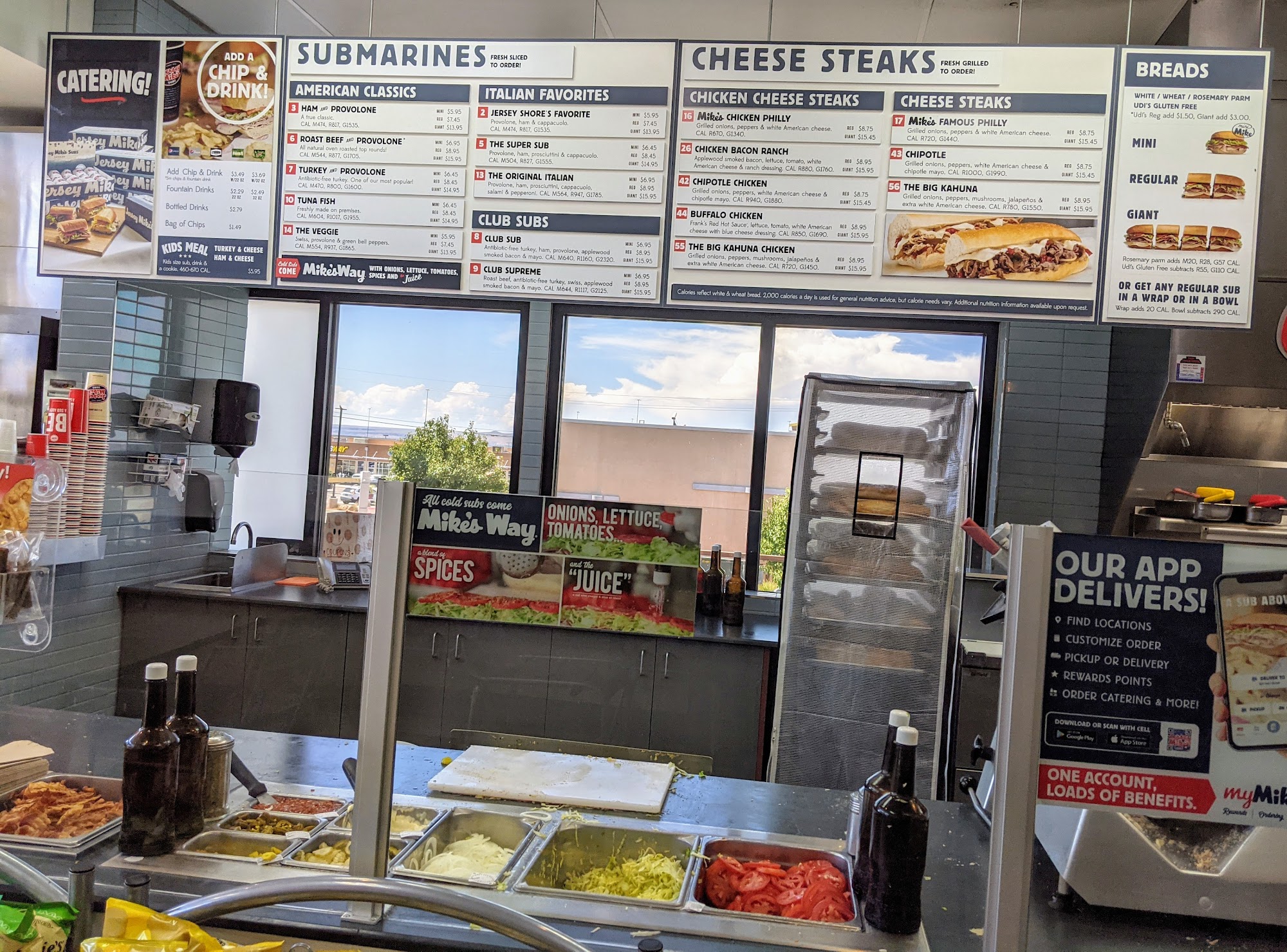 Jersey Mike's Subs Menu