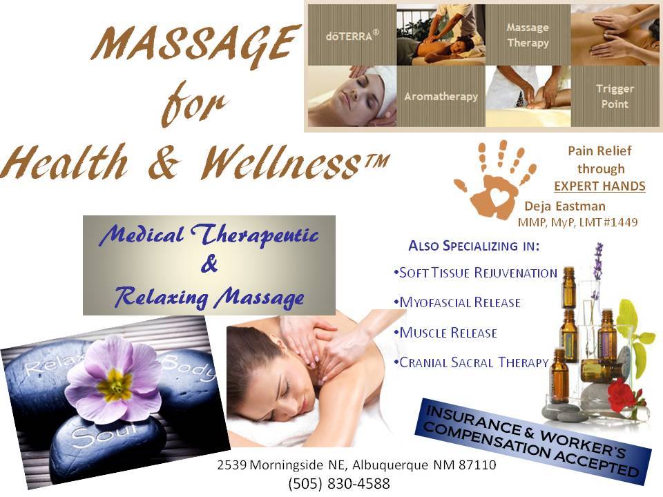 Massage For Health & Wellness