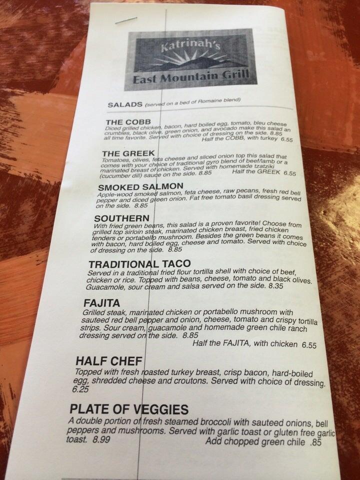 The Meltdown Menu
