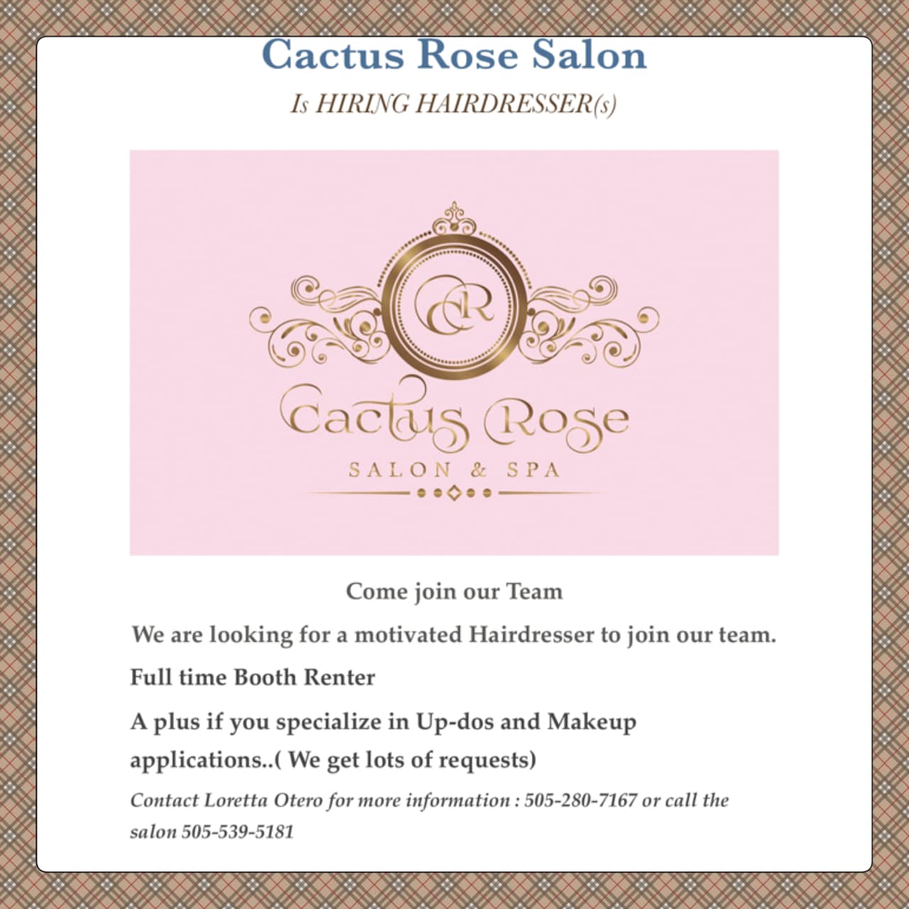 Cactus Rose Salon & Spa