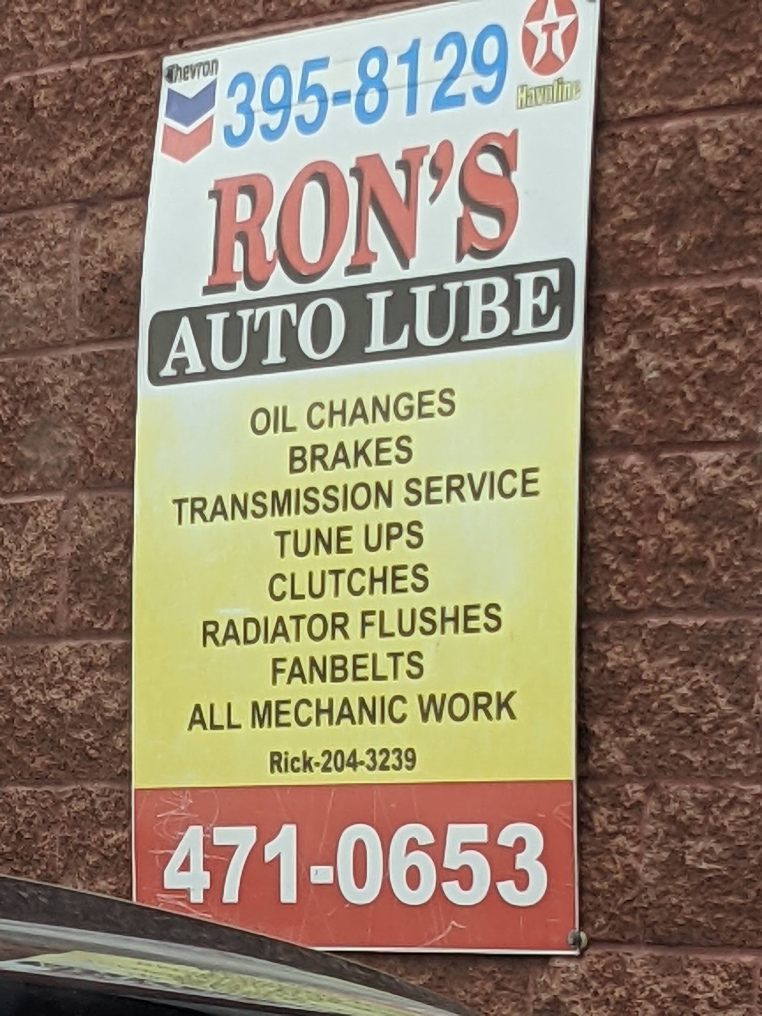 Ron's Auto Lube