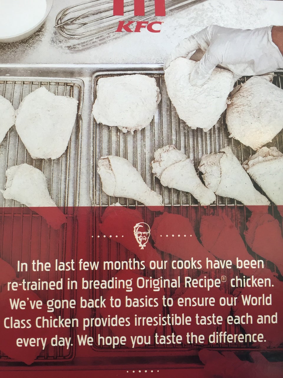 KFC Menu