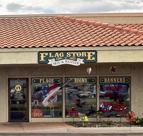 Flag Store Sign & Banner