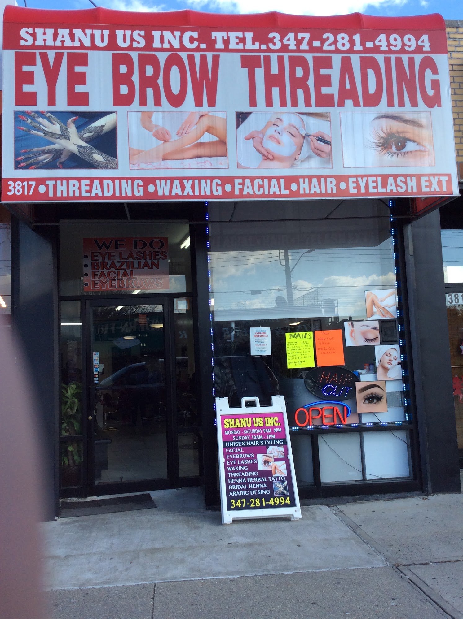 Shanu Eyebrow Threading and Full service Salon