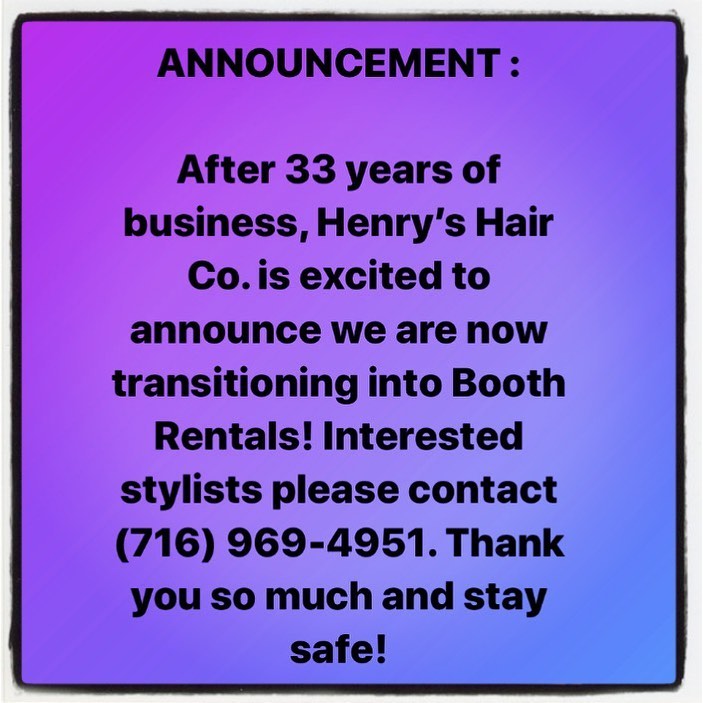 Henry's Hair Co 22 W Main St, Fredonia New York 14063