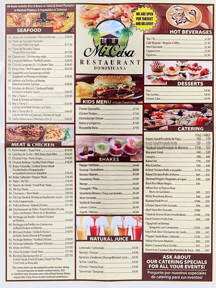 Mi Casa Dominican Restaurant And Bar Freeport Ny 11520 - Menu 134 Reviews And Photos - Restaurantji
