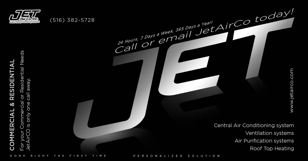 Jet Air Co - Best Ventilation, Plumbing, Heating & Air Conditioning HVAC Contractor Long Island, New York