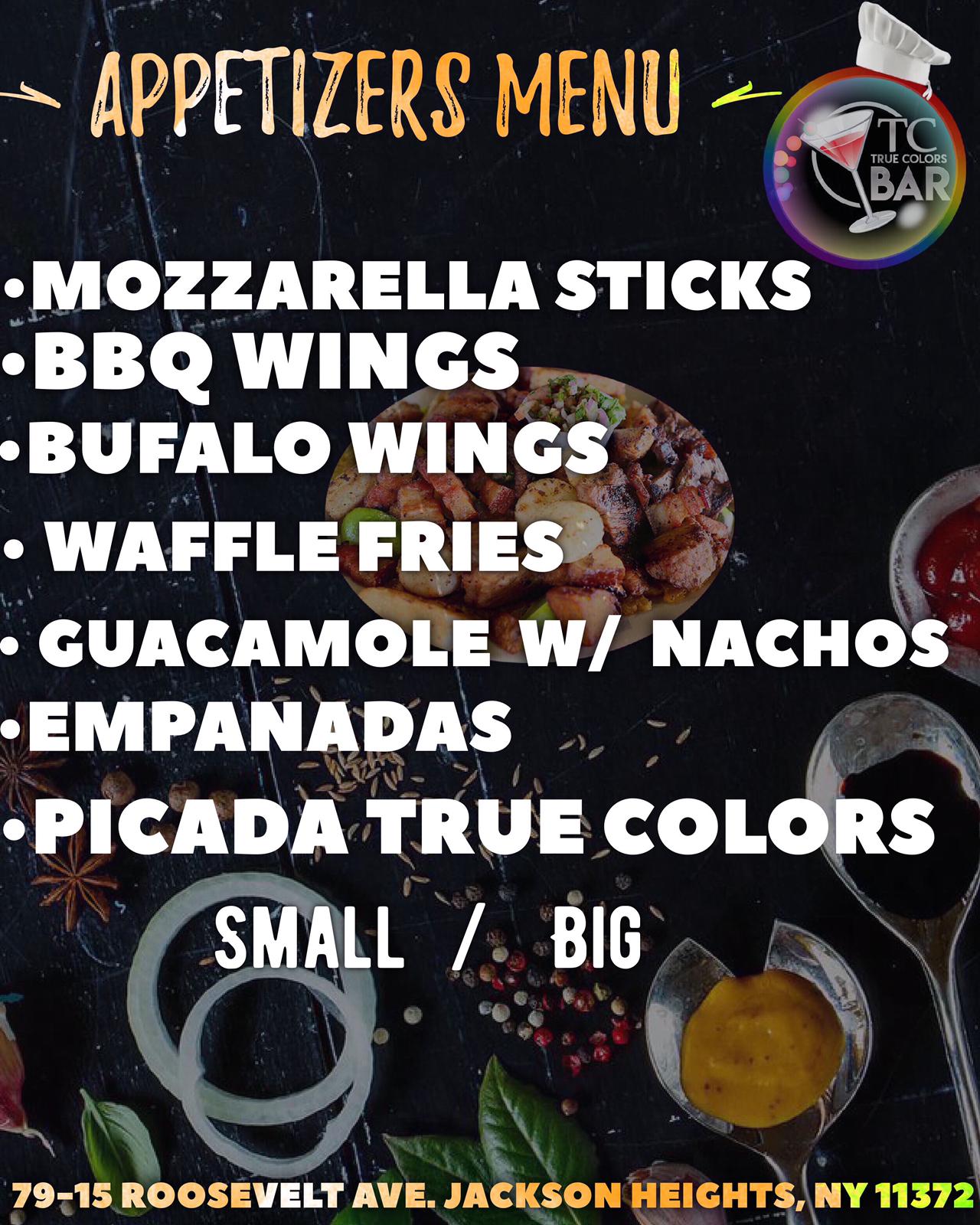 True Colors Menu