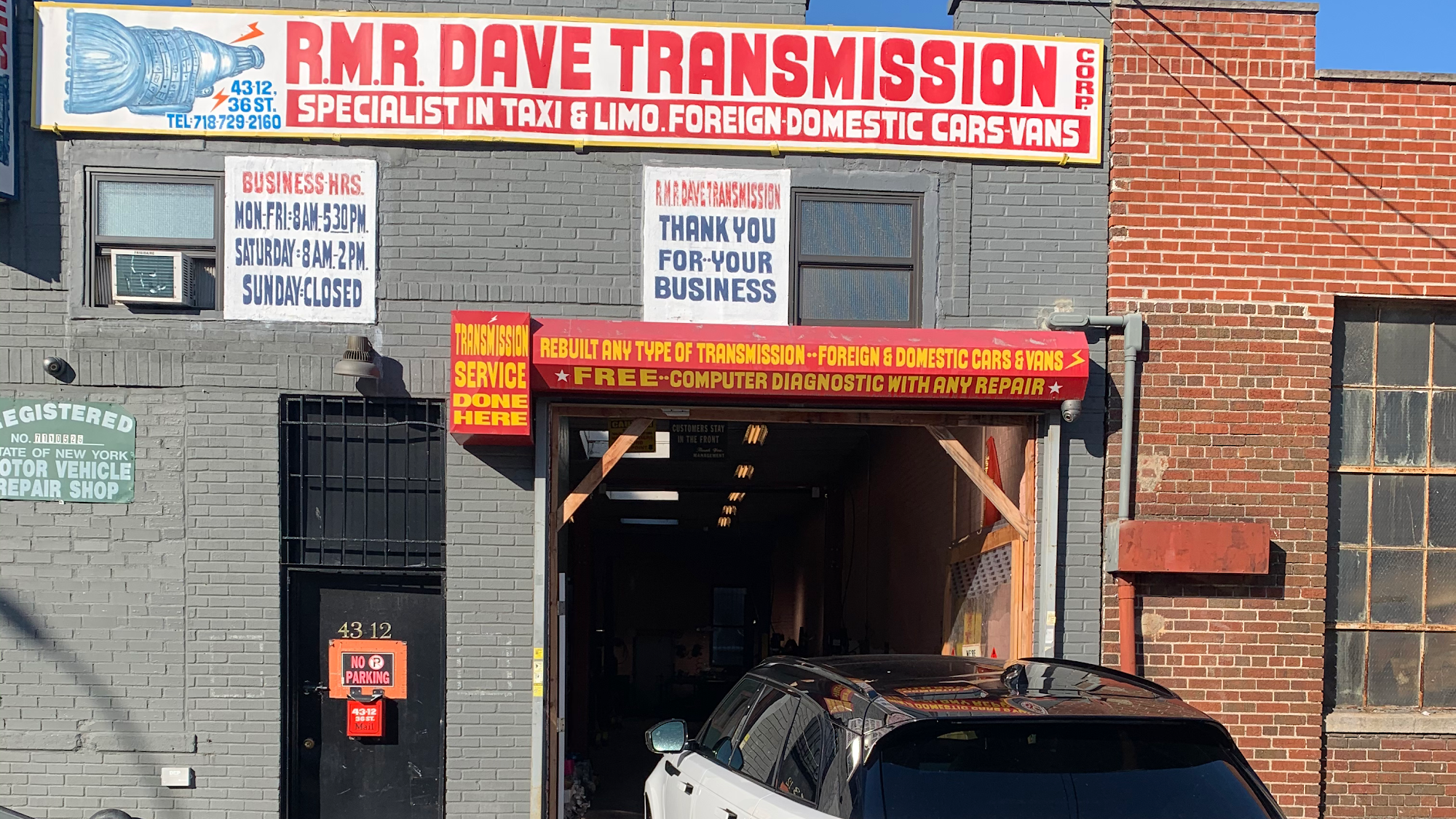 RMR Dave Transmission Corp.