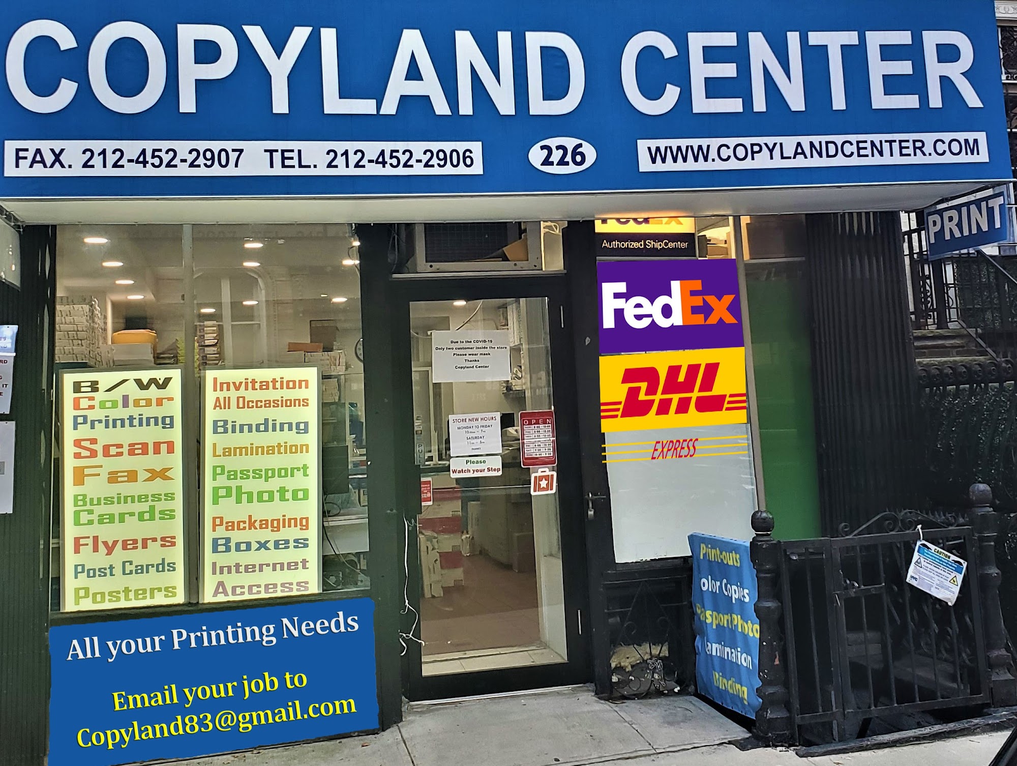 Copyland Center Inc