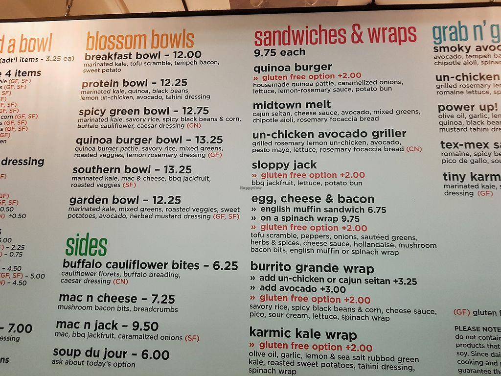 The Wing Dynasty Menu