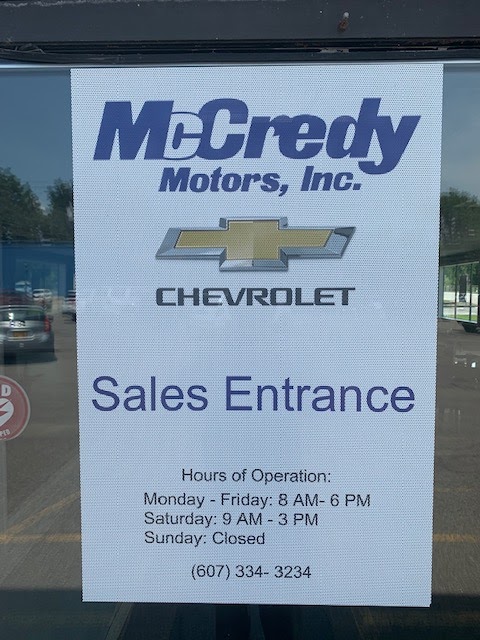 McCredy Motors Service