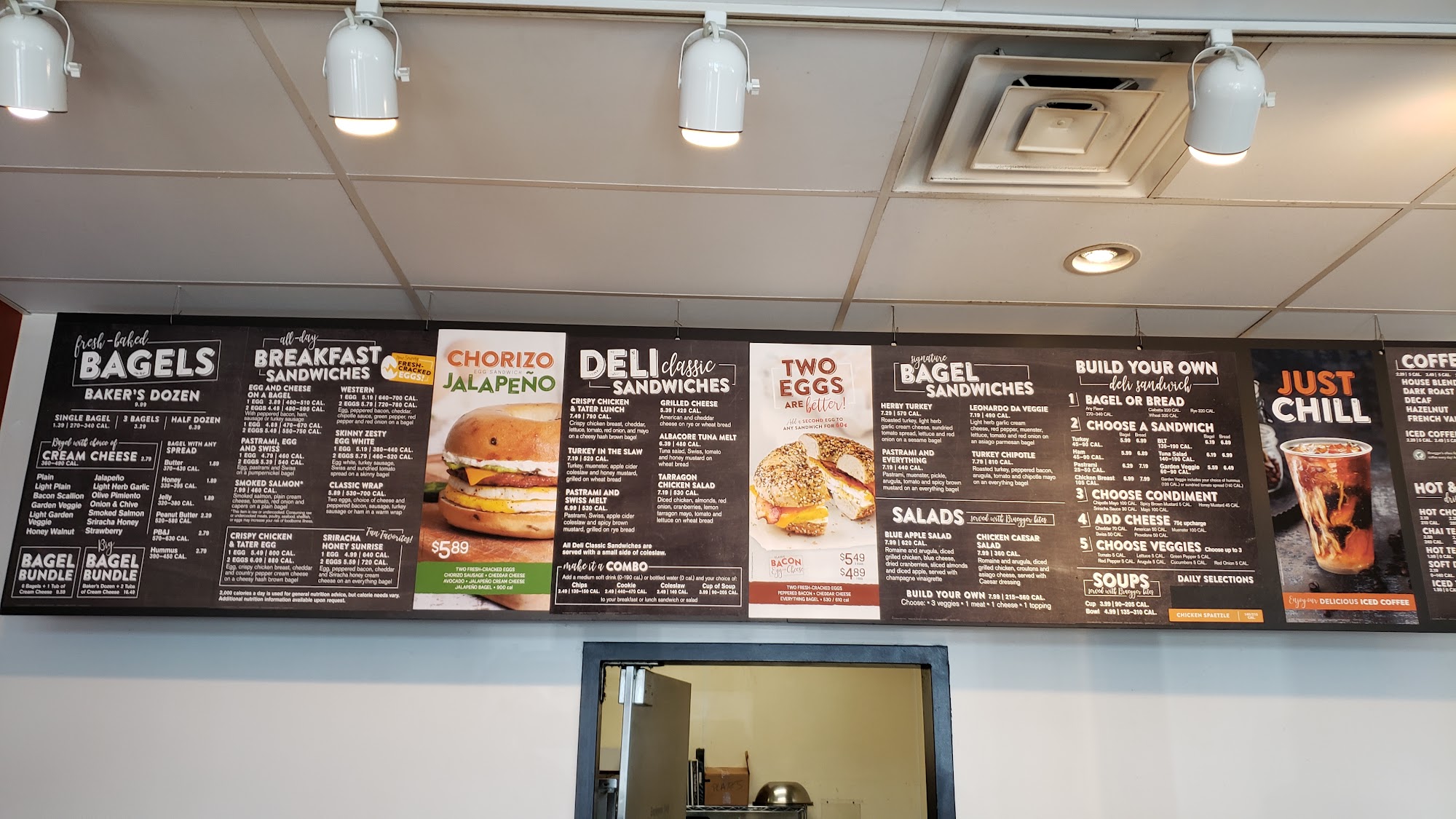 Bruegger's Bagels Menu