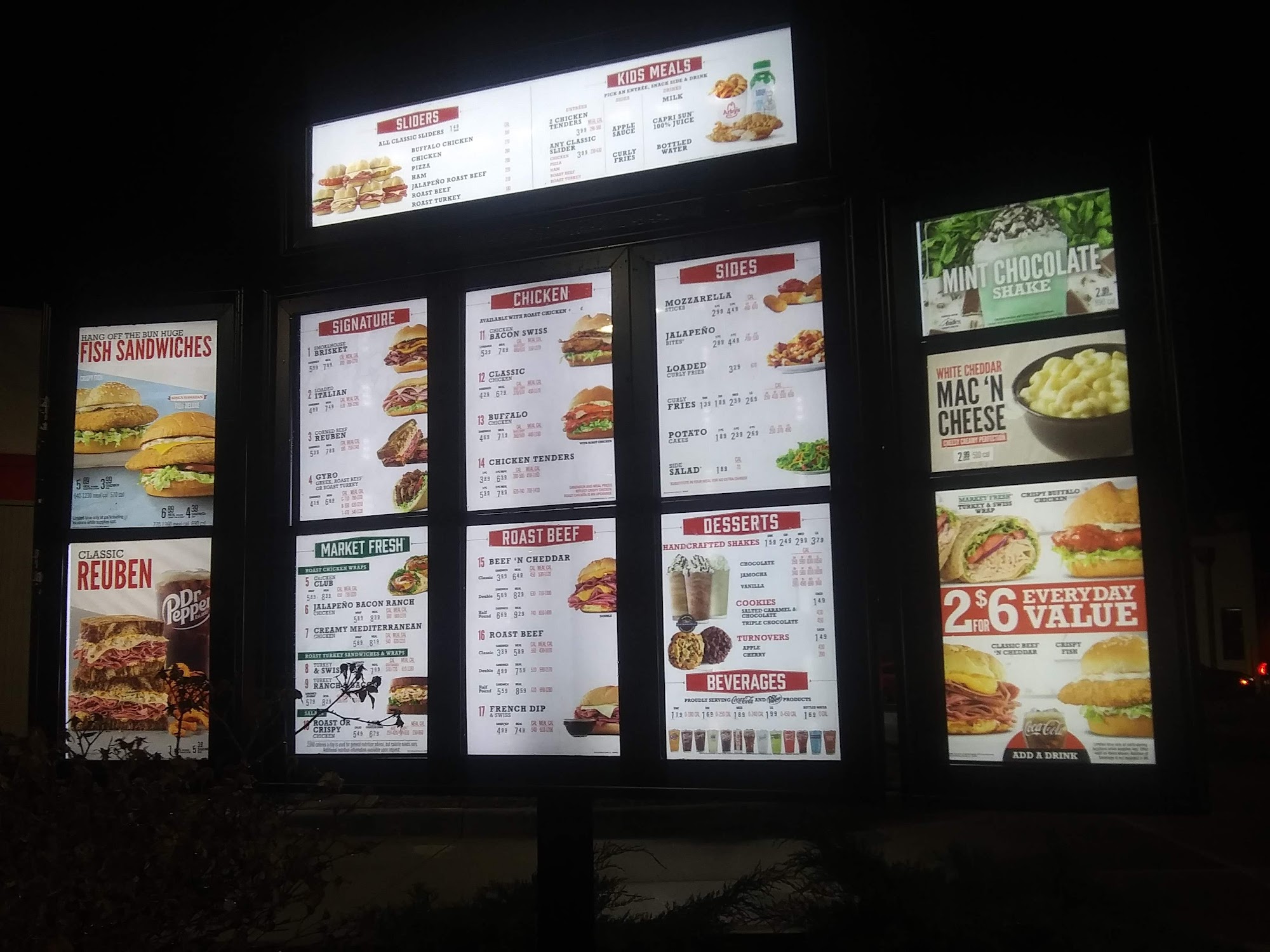 Arby's Menu