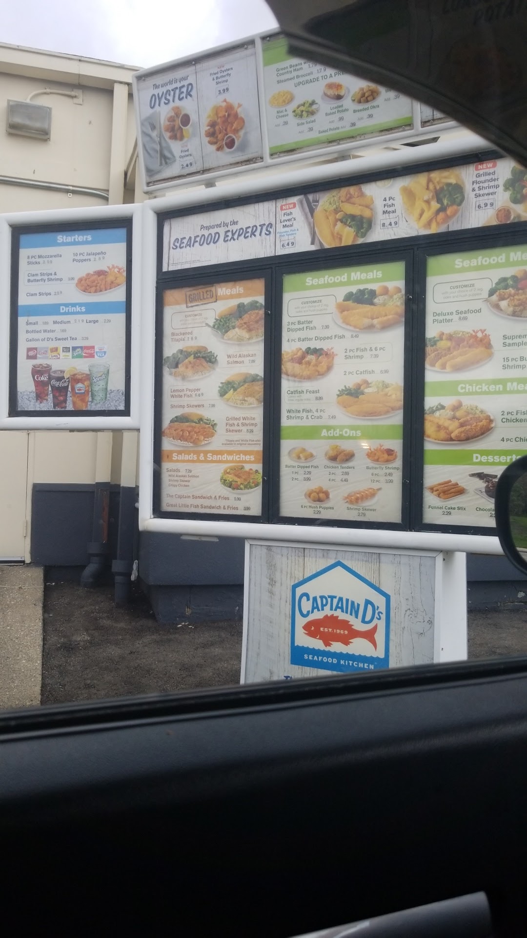 Captain D's Menu