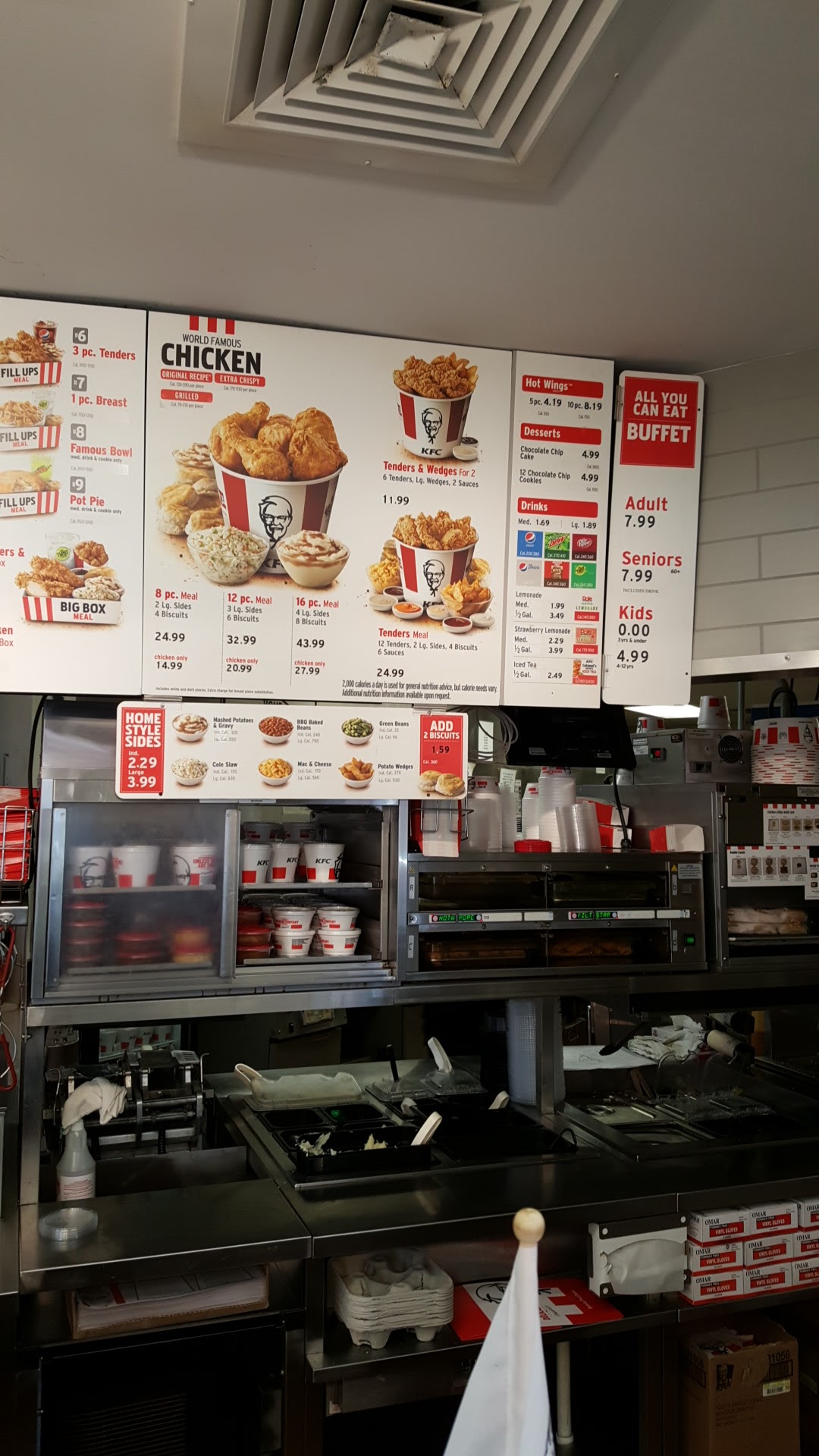 KFC Menu