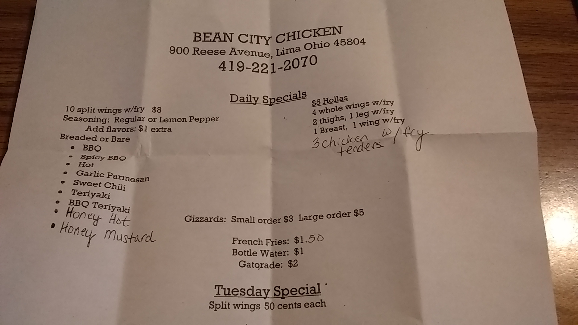 Bean City Chicken LLC