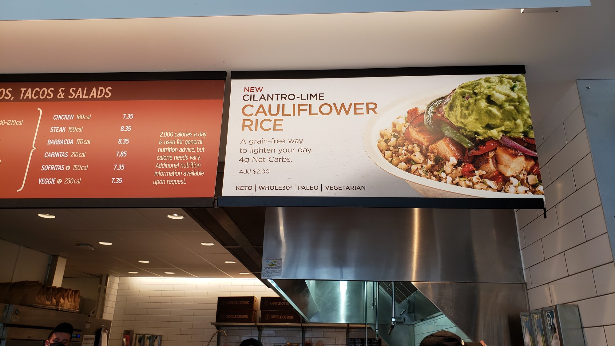 Chipotle Mexican Grill Menu