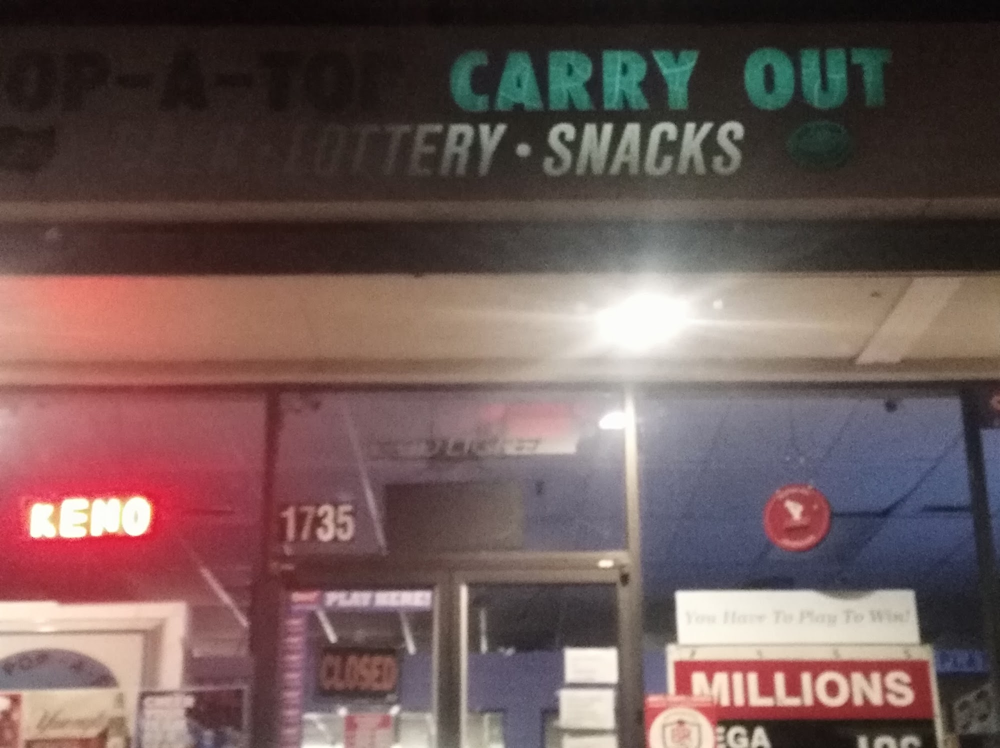 Pop-A-Top Carry Out