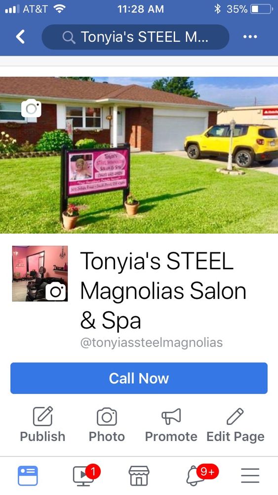 Tonyia's Steel Magnolias Salon & Spa 302 Solida Rd, South Point Ohio 45680