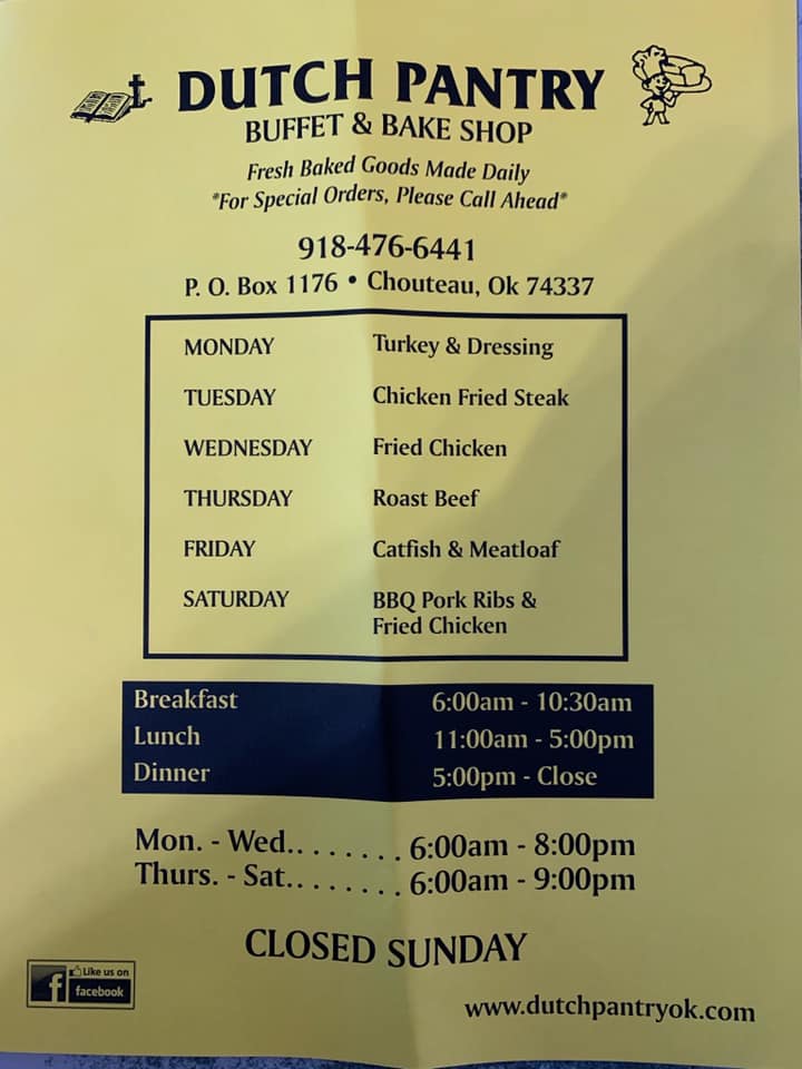 Miller's Restaurant Menu