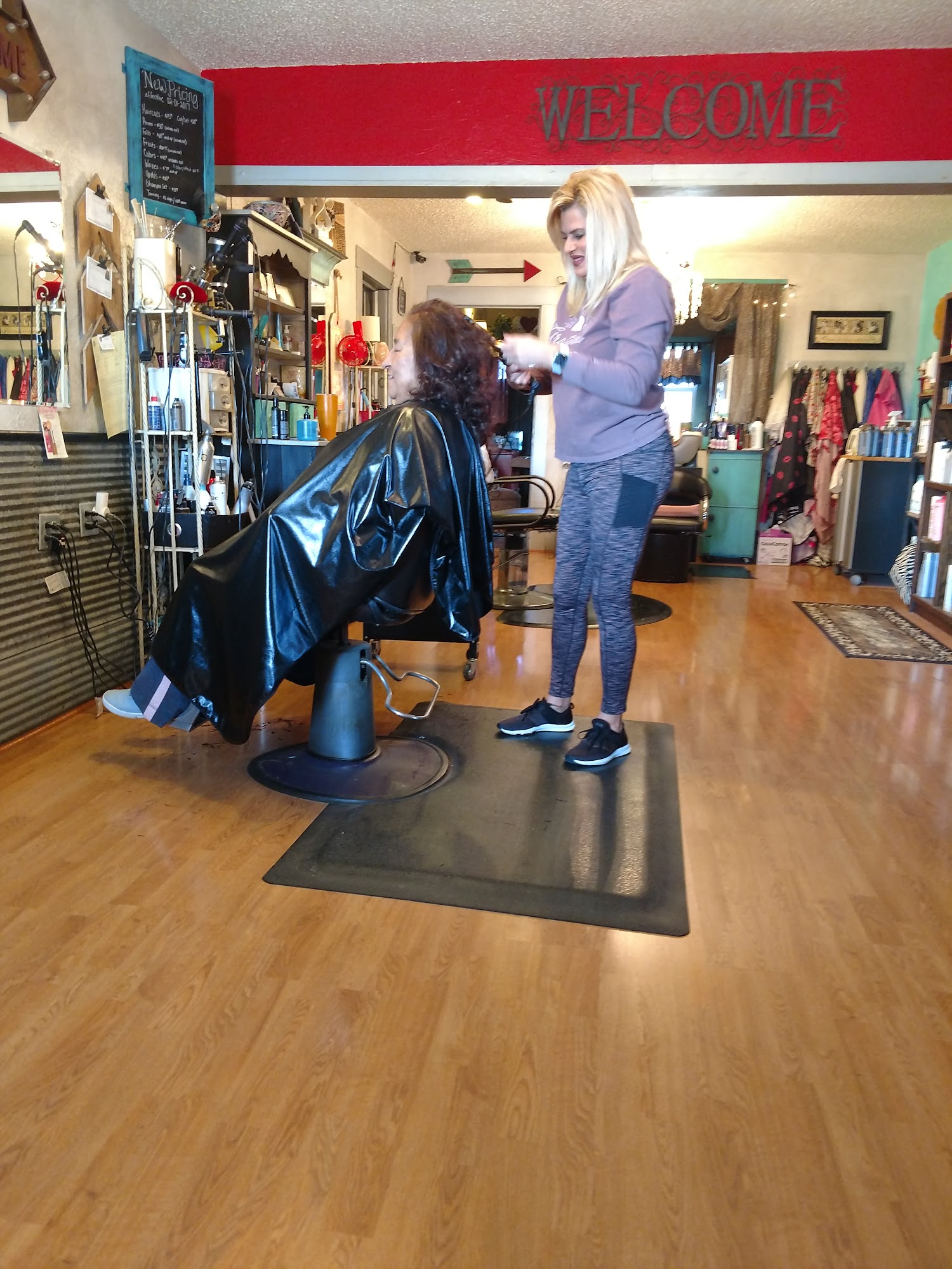 Sandy's Hair Repair s, 307 Madison St, Rocky Oklahoma 73661