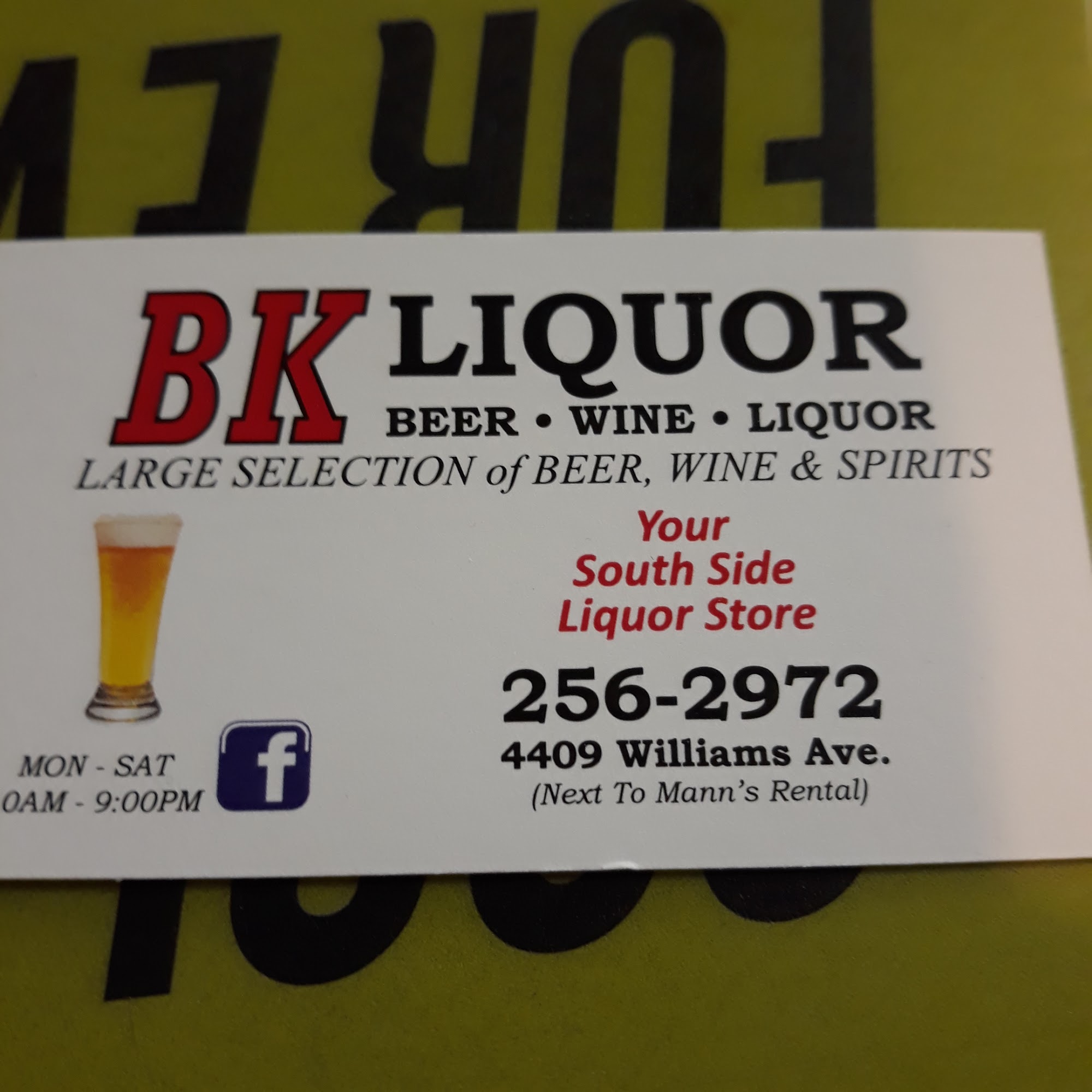B & K Liquor