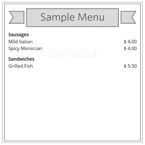 Just An Olde Fashion Butchery Menu