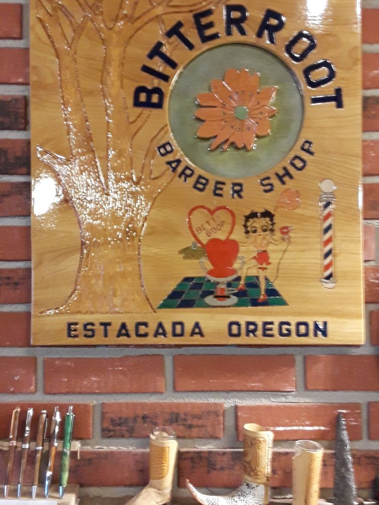 Bitterroot Barber Shop 150 SW Frontage Rd, Estacada Oregon 97023