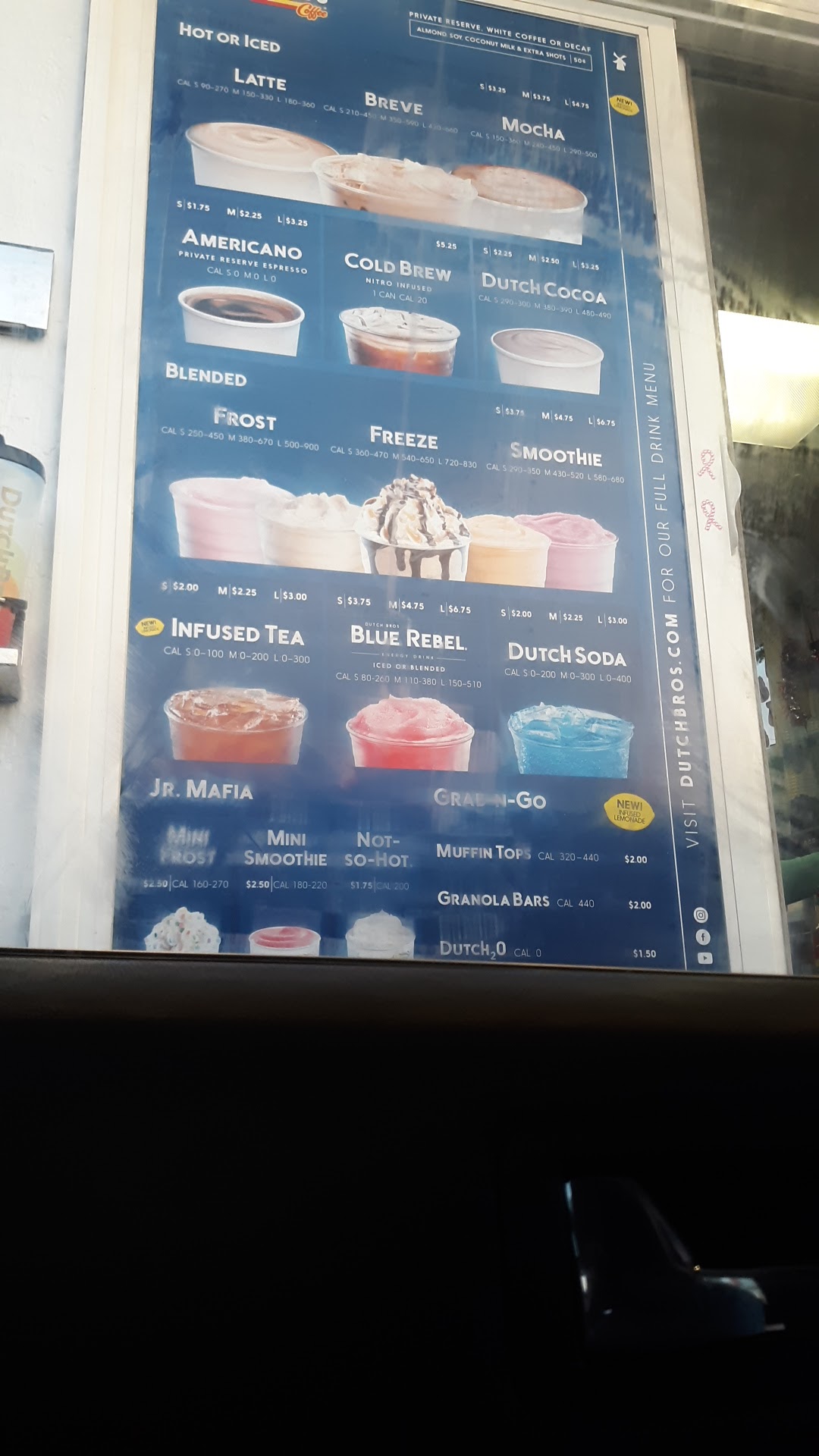 Dutch Bros Coffee Menu