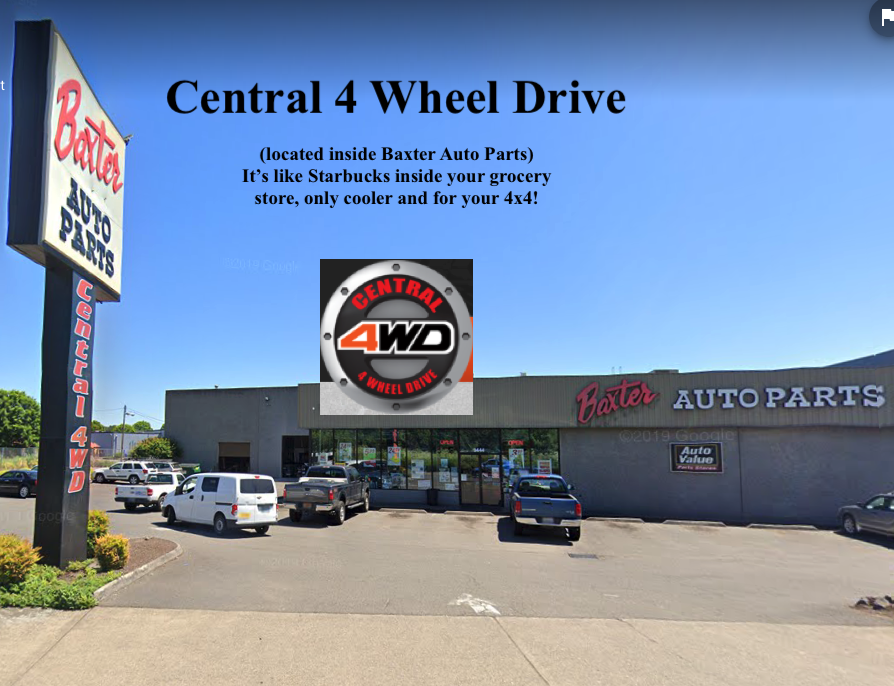 Central 4 Wheel Drive- Inside Baxter Auto Parts