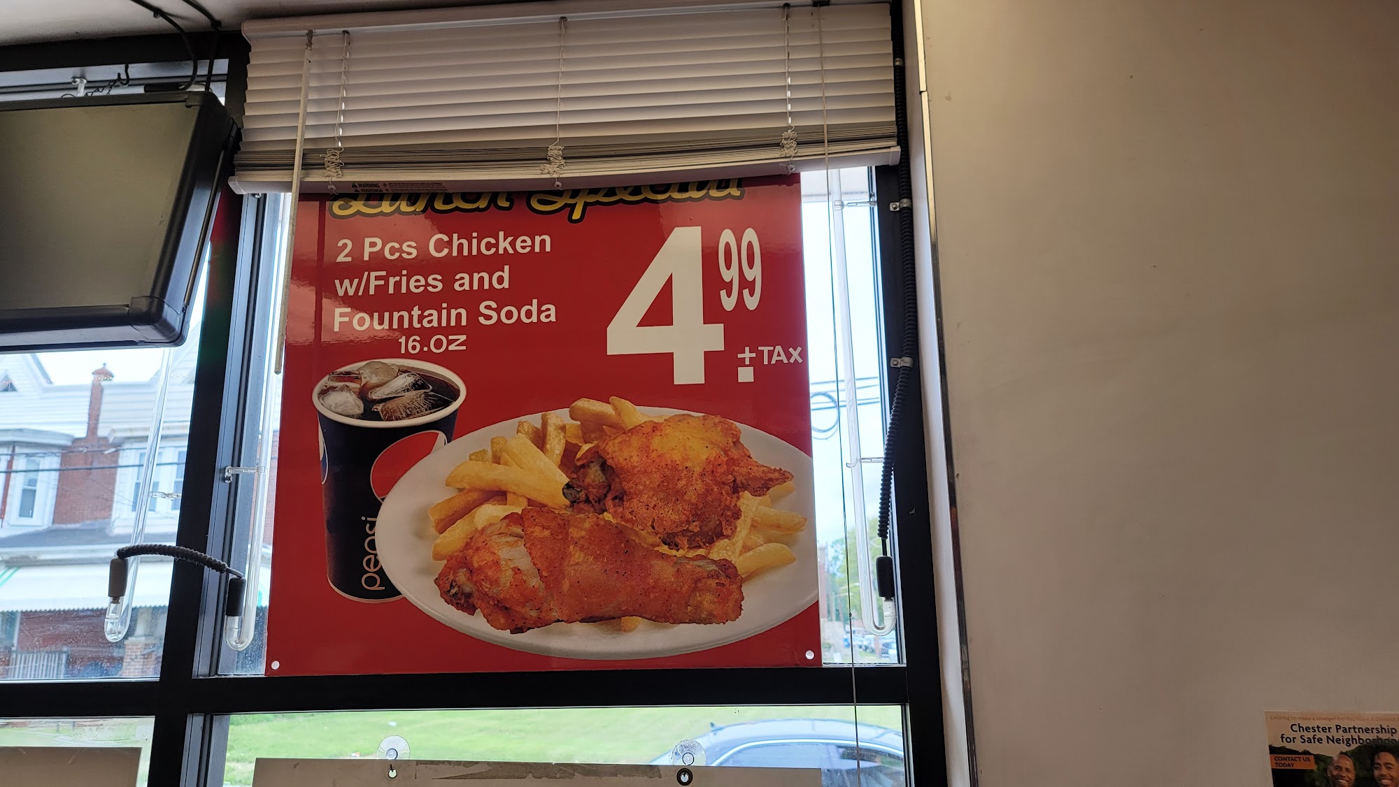 N Y Fried Chicken Menu