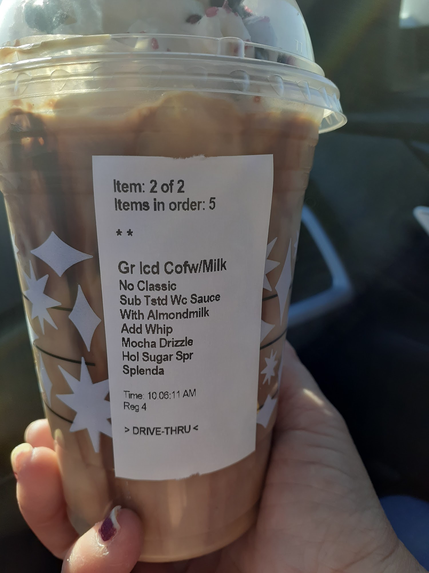 Starbucks Menu