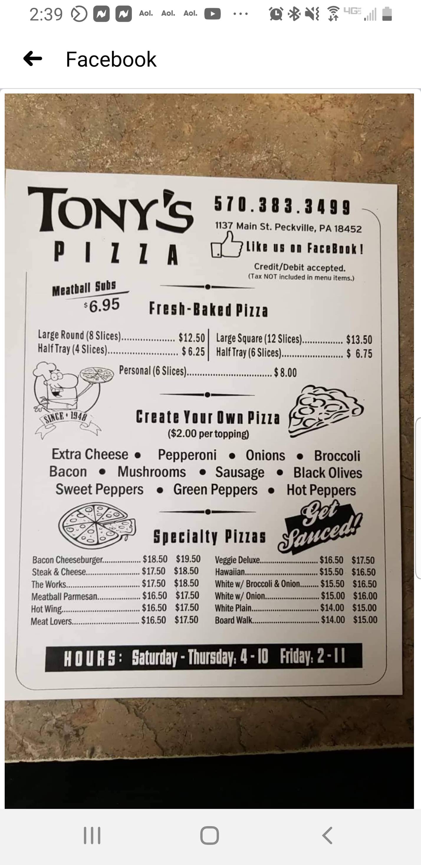 Photo credit: Facebook